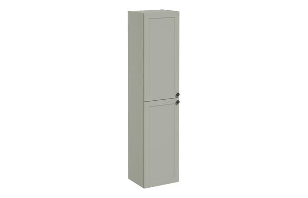 VitrA Root Classic 40cm 2 Door Tall Unit (LH Hinge) - Matt Retro Green